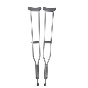 Adjustable Aluminum Crutches, Adult Medical Mobility Aid, Walking Canes